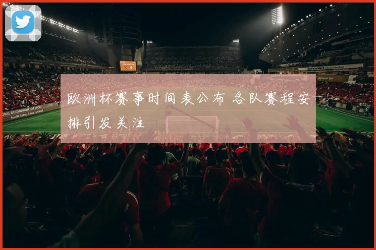 欧洲杯赛事时间表公布 各队赛程安排引发关注